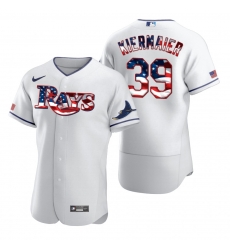 Men Tampa Bay Rays 39 Kevin Kiermaier Men Nike White Fluttering USA Flag Limited Edition Flex Base MLB Jersey Men Tampa Bay Rays 39 Kevin Kiermaier Men Nike White Fluttering USA Flag Limited Edition Flex Base MLB Jersey