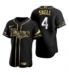 Men Tampa Bay Rays 4 Blake Snell Black Gold 2020 Nike Flexbase Jersey Men Tampa Bay Rays 4 Blake Snell Black Gold 2020 Nike Flexbase Jersey