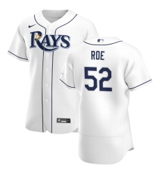 Men Tampa Bay Rays 52 Chaz Roe Men Nike White Home 2020 Flex Base Player MLB Jersey Men Tampa Bay Rays 52 Chaz Roe Men Nike White Home 2020 Flex Base Player MLB Jersey