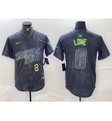 Men Tampa Bay Rays 8 Brandon Lowe Charcoal 2024 City Connect Limited Stitched jerseys 2 Men Tampa Bay Rays 8 Brandon Lowe Charcoal 2024 City Connect Limited Stitched jerseys 2