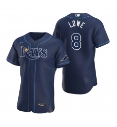 Men Tampa Bay Rays 8 Brandon Lowe Men Nike Navy Alternate 2020 Flex Base Team MLB Jersey Men Tampa Bay Rays 8 Brandon Lowe Men Nike Navy Alternate 2020 Flex Base Team MLB Jersey