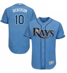 Mens Majestic Tampa Bay Rays 10 Corey Dickerson Alternate Columbia Flexbase Authentic Collection MLB Jersey Mens Majestic Tampa Bay Rays 10 Corey Dickerson Alternate Columbia Flexbase Authentic Collection MLB Jersey