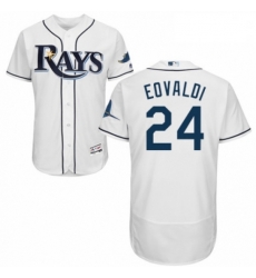 Mens Majestic Tampa Bay Rays 24 Nathan Eovaldi Home White Home Flex Base Authentic Collection MLB Jersey Mens Majestic Tampa Bay Rays 24 Nathan Eovaldi Home White Home Flex Base Authentic Collection MLB Jersey