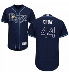 Mens Majestic Tampa Bay Rays 44 C J Cron Navy Blue Alternate Flex Base Authentic Collection MLB Jersey Mens Majestic Tampa Bay Rays 44 C J Cron Navy Blue Alternate Flex Base Authentic Collection MLB Jersey