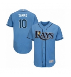 Men's Tampa Bay Rays #10 Mike Zunino Columbia Alternate Flex Base Authentic Collection Baseball Player Jersey Men's Tampa Bay Rays #10 Mike Zunino Columbia Alternate Flex Base Authentic Collection Baseball Player Jersey