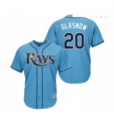 Mens Tampa Bay Rays 20 Tyler Glasnow Replica Light Blue Alternate 2 Cool Base Baseball Jersey Mens Tampa Bay Rays 20 Tyler Glasnow Replica Light Blue Alternate 2 Cool Base Baseball Jersey