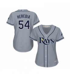 Womens Tampa Bay Rays 54 Guillermo Heredia Replica Grey Road Cool Base Baseball Jersey Womens Tampa Bay Rays 54 Guillermo Heredia Replica Grey Road Cool Base Baseball Jersey