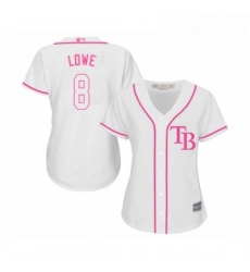 Womens Tampa Bay Rays 8 Brandon Lowe Replica White Fashion Cool Base Baseball Jersey Womens Tampa Bay Rays 8 Brandon Lowe Replica White Fashion Cool Base Baseball Jersey