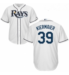 Youth Majestic Tampa Bay Rays 39 Kevin Kiermaier Replica White Home Cool Base MLB Jersey Youth Majestic Tampa Bay Rays 39 Kevin Kiermaier Replica White Home Cool Base MLB Jersey