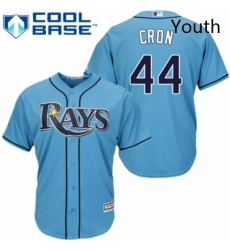 Youth Majestic Tampa Bay Rays 44 C J Cron Authentic Light Blue Alternate 2 Cool Base MLB Jersey Youth Majestic Tampa Bay Rays 44 C J Cron Authentic Light Blue Alternate 2 Cool Base MLB Jersey