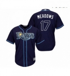Youth Tampa Bay Rays 17 Austin Meadows Replica Navy Blue Alternate Cool Base Baseball Jersey Youth Tampa Bay Rays 17 Austin Meadows Replica Navy Blue Alternate Cool Base Baseball Jersey