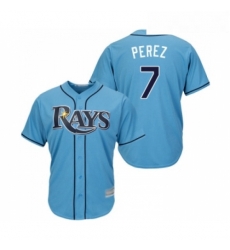 Youth Tampa Bay Rays 7 Michael Perez Replica Light Blue Alternate 2 Cool Base Baseball Jersey Youth Tampa Bay Rays 7 Michael Perez Replica Light Blue Alternate 2 Cool Base Baseball Jersey