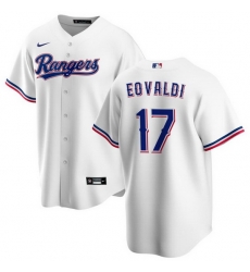 Men Texas Rangers 17 Nathan Eovaldi White Cool Base Stitched Baseball Jersey Men Texas Rangers 17 Nathan Eovaldi White Cool Base Stitched Baseball Jersey