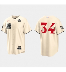 Men Texas Rangers 34 Nolan Ryan Cream 2023 World Series City Connect Stitched Baseball Jersey Men Texas Rangers 34 Nolan Ryan Cream 2023 World Series City Connect Stitched Baseball Jersey