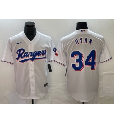 Men Texas Rangers 34 Nolan Ryan White Cool Base Stitched Baseball Jersey Men Texas Rangers 34 Nolan Ryan White Cool Base Stitched Baseball Jersey