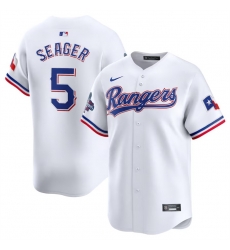 Men Texas Rangers 5 Corey Seager White 2023 World Series Champions Stitched Baseball Jersey Men Texas Rangers 5 Corey Seager White 2023 World Series Champions Stitched Baseball Jersey