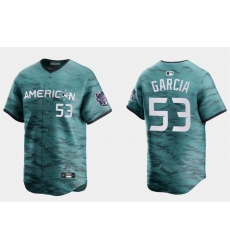Men Texas Rangers 53 Adolis Garcia Teal 2023 All Star Stitched Baseball Jersey Men Texas Rangers 53 Adolis Garcia Teal 2023 All Star Stitched Baseball Jersey