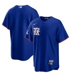 Men Texas Rangers Blank Royal 2023 City Connect Stitched Baseball Jersey Men Texas Rangers Blank Royal 2023 City Connect Stitched Baseball Jersey