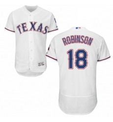 Mens Majestic Texas Rangers 18 Drew Robinson White Home Flex Base Authentic Collection MLB Jersey Mens Majestic Texas Rangers 18 Drew Robinson White Home Flex Base Authentic Collection MLB Jersey