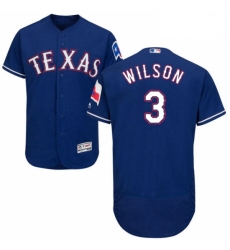 Mens Majestic Texas Rangers 3 Russell Wilson Royal Blue Alternate Flex Base Authentic Collection MLB Jersey Mens Majestic Texas Rangers 3 Russell Wilson Royal Blue Alternate Flex Base Authentic Collection MLB Jersey