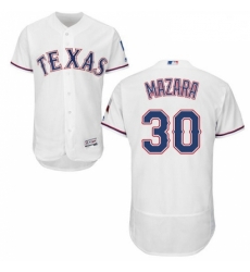 Mens Majestic Texas Rangers 30 Nomar Mazara White Home Flex Base Authentic Collection MLB Jersey Mens Majestic Texas Rangers 30 Nomar Mazara White Home Flex Base Authentic Collection MLB Jersey