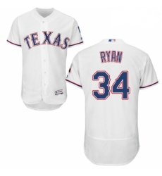 Mens Majestic Texas Rangers 34 Nolan Ryan White Home Flex Base Authentic Collection MLB Jersey Mens Majestic Texas Rangers 34 Nolan Ryan White Home Flex Base Authentic Collection MLB Jersey