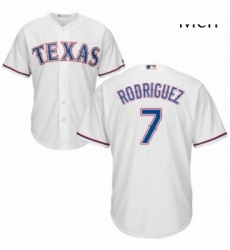Mens Majestic Texas Rangers 7 Ivan Rodriguez Replica White Home Cool Base MLB Jersey Mens Majestic Texas Rangers 7 Ivan Rodriguez Replica White Home Cool Base MLB Jersey