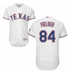 Mens Majestic Texas Rangers 84 Prince Fielder White Flexbase Authentic Collection MLB Jersey Mens Majestic Texas Rangers 84 Prince Fielder White Flexbase Authentic Collection MLB Jersey