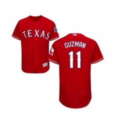 Mens Texas Rangers 11 Ronald Guzman Red Alternate Flex Base Authentic Collection Baseball Jersey Mens Texas Rangers 11 Ronald Guzman Red Alternate Flex Base Authentic Collection Baseball Jersey
