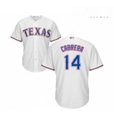 Mens Texas Rangers 14 Asdrubal Cabrera Replica White Home Cool Base Baseball Jersey Mens Texas Rangers 14 Asdrubal Cabrera Replica White Home Cool Base Baseball Jersey