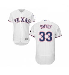 Mens Texas Rangers 33 Drew Smyly White Home Flex Base Authentic Collection Baseball Jersey Mens Texas Rangers 33 Drew Smyly White Home Flex Base Authentic Collection Baseball Jersey