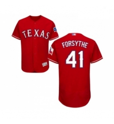 Mens Texas Rangers 41 Logan Forsythe Red Alternate Flex Base Authentic Collection Baseball Jersey Mens Texas Rangers 41 Logan Forsythe Red Alternate Flex Base Authentic Collection Baseball Jersey