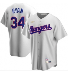 Rangers 34 Nolan Ryan White 2020 Nike Cool Base Jersey Rangers 34 Nolan Ryan White 2020 Nike Cool Base Jersey