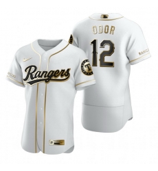 Texas Rangers 12 Rougned Odor White Nike Mens Authentic Golden Edition MLB Jersey Texas Rangers 12 Rougned Odor White Nike Mens Authentic Golden Edition MLB Jersey