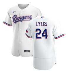 Texas Rangers 24 Jordan Lyles Men Nike White Home 2020 Authentic Player MLB Jersey Texas Rangers 24 Jordan Lyles Men Nike White Home 2020 Authentic Player MLB Jersey