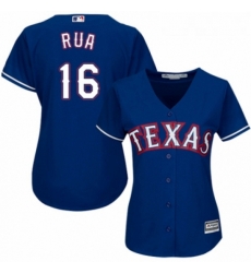 Womens Majestic Texas Rangers 16 Ryan Rua Replica Royal Blue Alternate 2 Cool Base MLB Jersey Womens Majestic Texas Rangers 16 Ryan Rua Replica Royal Blue Alternate 2 Cool Base MLB Jersey