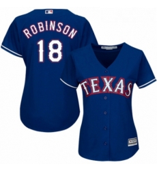 Womens Majestic Texas Rangers 18 Drew Robinson Authentic Royal Blue Alternate 2 Cool Base MLB Jersey Womens Majestic Texas Rangers 18 Drew Robinson Authentic Royal Blue Alternate 2 Cool Base MLB Jersey
