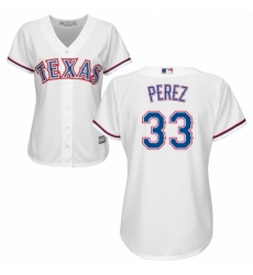 Womens Majestic Texas Rangers 33 Martin Perez Authentic White Home Cool Base MLB Jersey Womens Majestic Texas Rangers 33 Martin Perez Authentic White Home Cool Base MLB Jersey