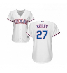 Womens Texas Rangers 27 Shawn Kelley Replica White Home Cool Base Baseball Jersey Womens Texas Rangers 27 Shawn Kelley Replica White Home Cool Base Baseball Jersey