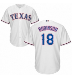 Youth Majestic Texas Rangers 18 Drew Robinson Replica White Home Cool Base MLB Jersey Youth Majestic Texas Rangers 18 Drew Robinson Replica White Home Cool Base MLB Jersey