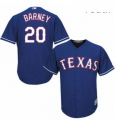 Youth Majestic Texas Rangers 20 Darwin Barney Replica Royal Blue Alternate 2 Cool Base MLB Jersey Youth Majestic Texas Rangers 20 Darwin Barney Replica Royal Blue Alternate 2 Cool Base MLB Jersey