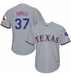 Youth Majestic Texas Rangers 37 Jason Grilli Replica Grey Road Cool Base MLB Jersey Youth Majestic Texas Rangers 37 Jason Grilli Replica Grey Road Cool Base MLB Jersey