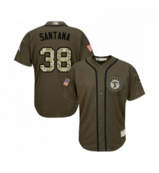 Youth Texas Rangers 38 Danny Santana Authentic Green Salute to Service Baseball Jersey Youth Texas Rangers 38 Danny Santana Authentic Green Salute to Service Baseball Jersey