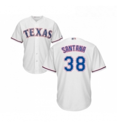Youth Texas Rangers 38 Danny Santana Replica White Home Cool Base Baseball Jersey Youth Texas Rangers 38 Danny Santana Replica White Home Cool Base Baseball Jersey
