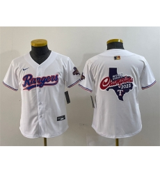 Youth Texas Rangers Team Big Logo White Gold Stitched Baseball Jersey Youth Texas Rangers Team Big Logo White Gold Stitched Baseball Jersey
