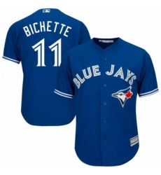Blue Jays 11 Bo Bichette Blue Cool Base Jersey Blue Jays 11 Bo Bichette Blue Cool Base Jersey