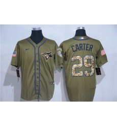 Blue Jays 29 Joe Carter Olive 2020 Nike Cool Base Jersey Blue Jays 29 Joe Carter Olive 2020 Nike Cool Base Jersey