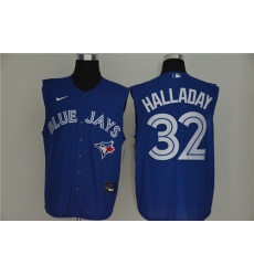 Blue Jays 32 Roy Halladay Royal Nike Cool Base Sleeveless Jersey Blue Jays 32 Roy Halladay Royal Nike Cool Base Sleeveless Jersey