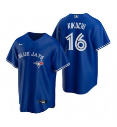 Men Toronto Blue Jays 16 Yusei Kikuchi Royal Cool Base Stitched Jerse Men Toronto Blue Jays 16 Yusei Kikuchi Royal Cool Base Stitched Jerse