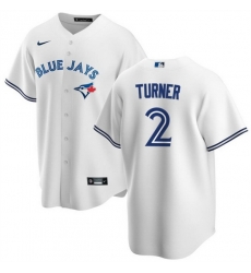 Men Toronto Blue Jays 2 Justin Turner White Cool Base Stitched Jersey Men Toronto Blue Jays 2 Justin Turner White Cool Base Stitched Jersey